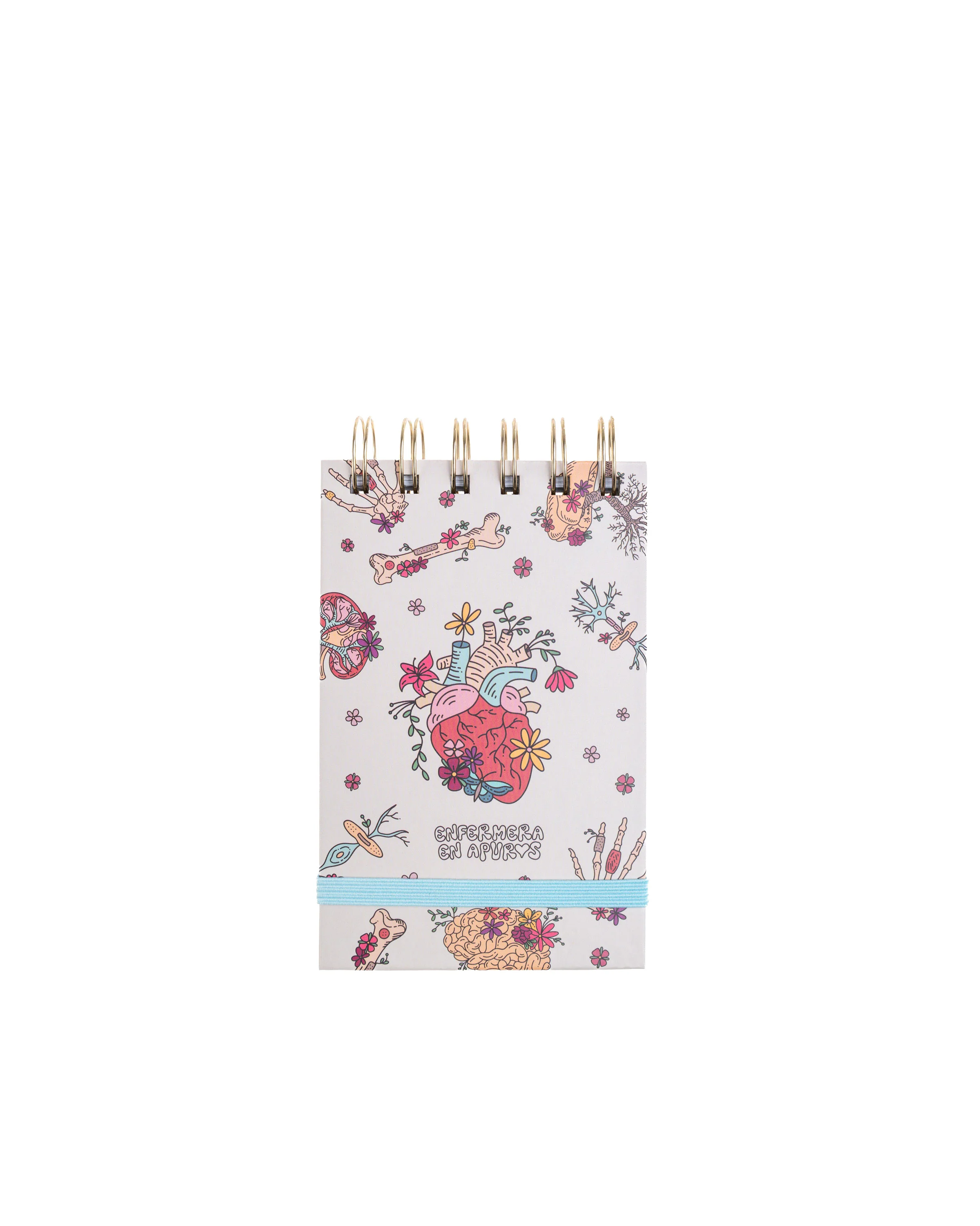 LIBRETA MINI CON ANILLAS - ANATOMÍA🫀